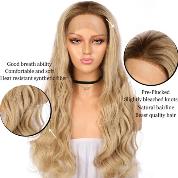 22inch Ombre Brown Lace Front Wig